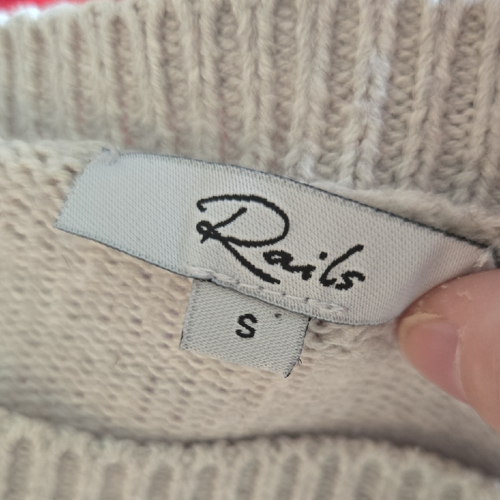 Rails Women's Palm Tree Cashmere Blend Sweater, Small, GUC, Cali Florida Vibes - Picture 2 of 8